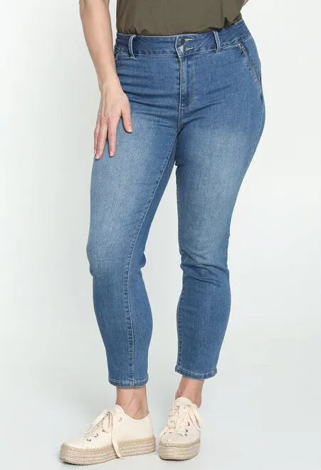 Jean 7/8 Louise slim en coton bio