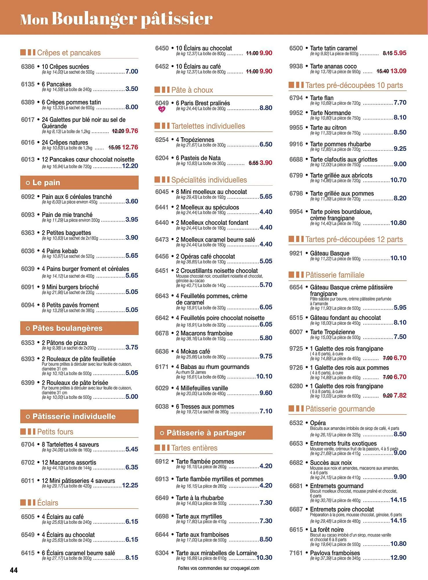 Catalogue Croque Gel du 29 décembre au 28 janvier 2024 - Catalogue page 44