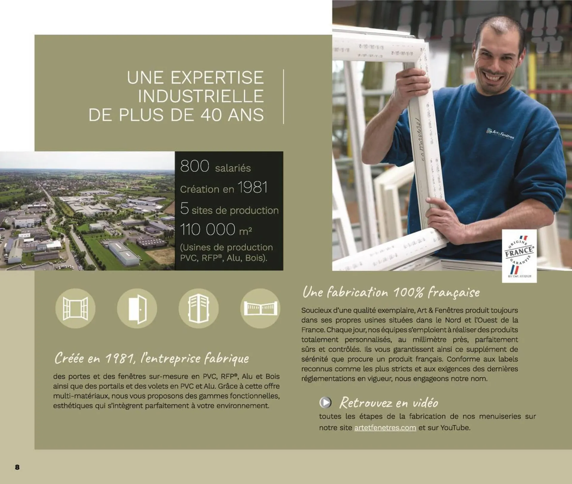 Catalogue Art & Fenêtres du 29 août au 31 décembre 2023 - Catalogue page 8