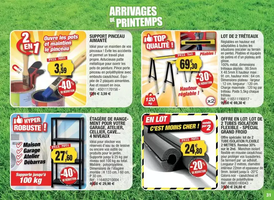 Arrivages de printemps du 6 février au 31 mai 2025 - Catalogue page 31