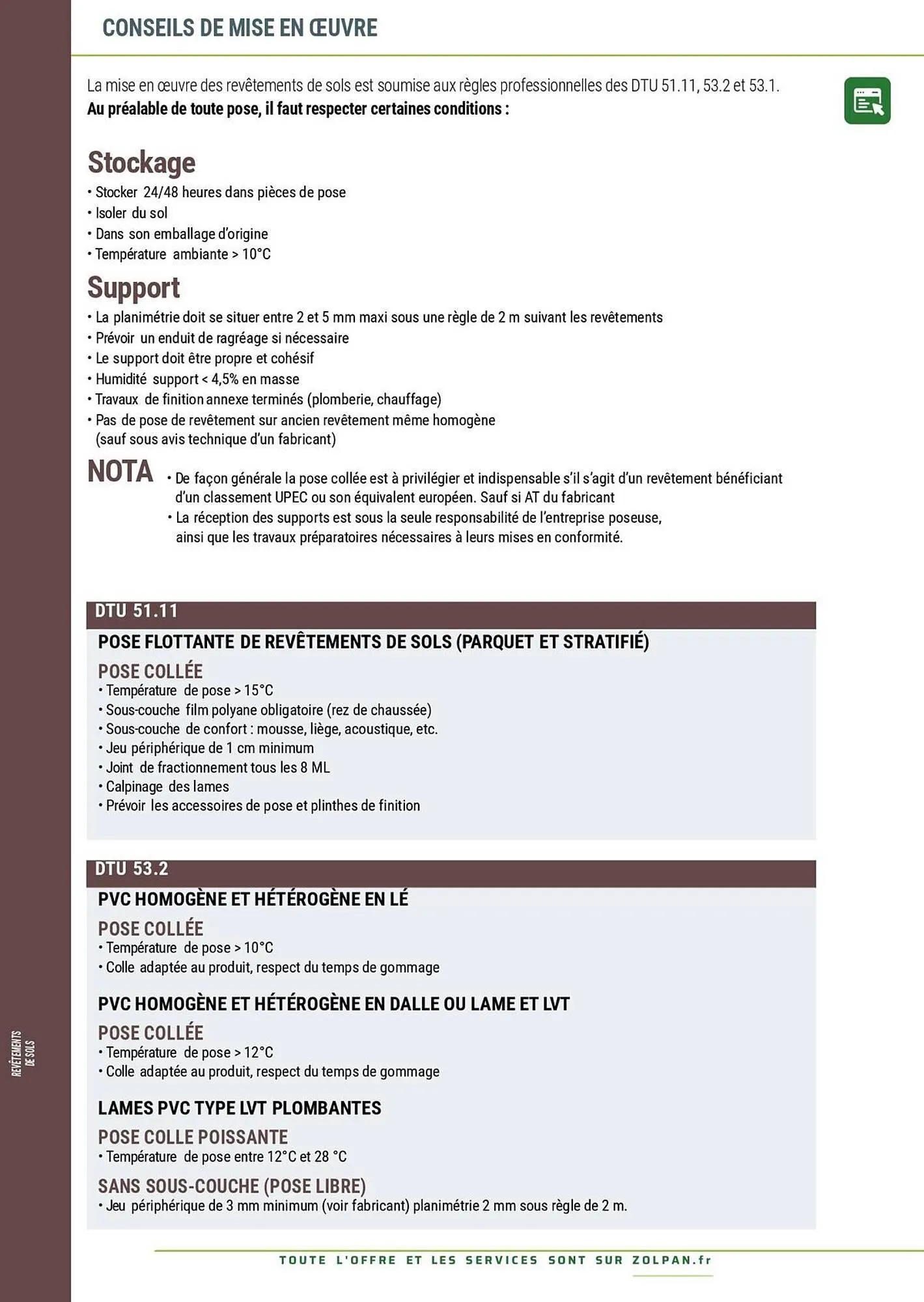 Catalogue Zolpan du 13 janvier au 31 décembre 2025 - Catalogue page 287