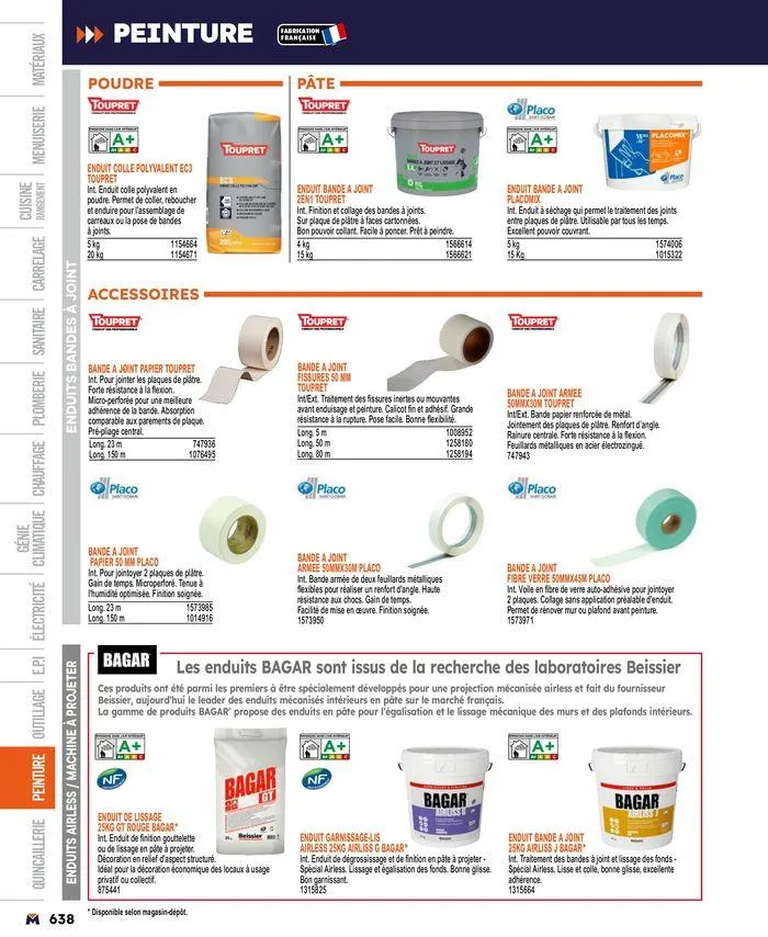 Guide produits 2024 du 15 mars au 31 décembre 2024 - Catalogue page 638