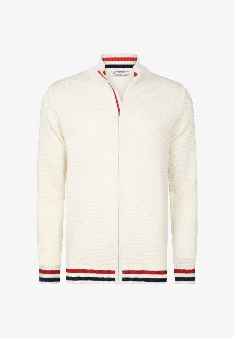 FULL ZIPPER - Gilet - off-white