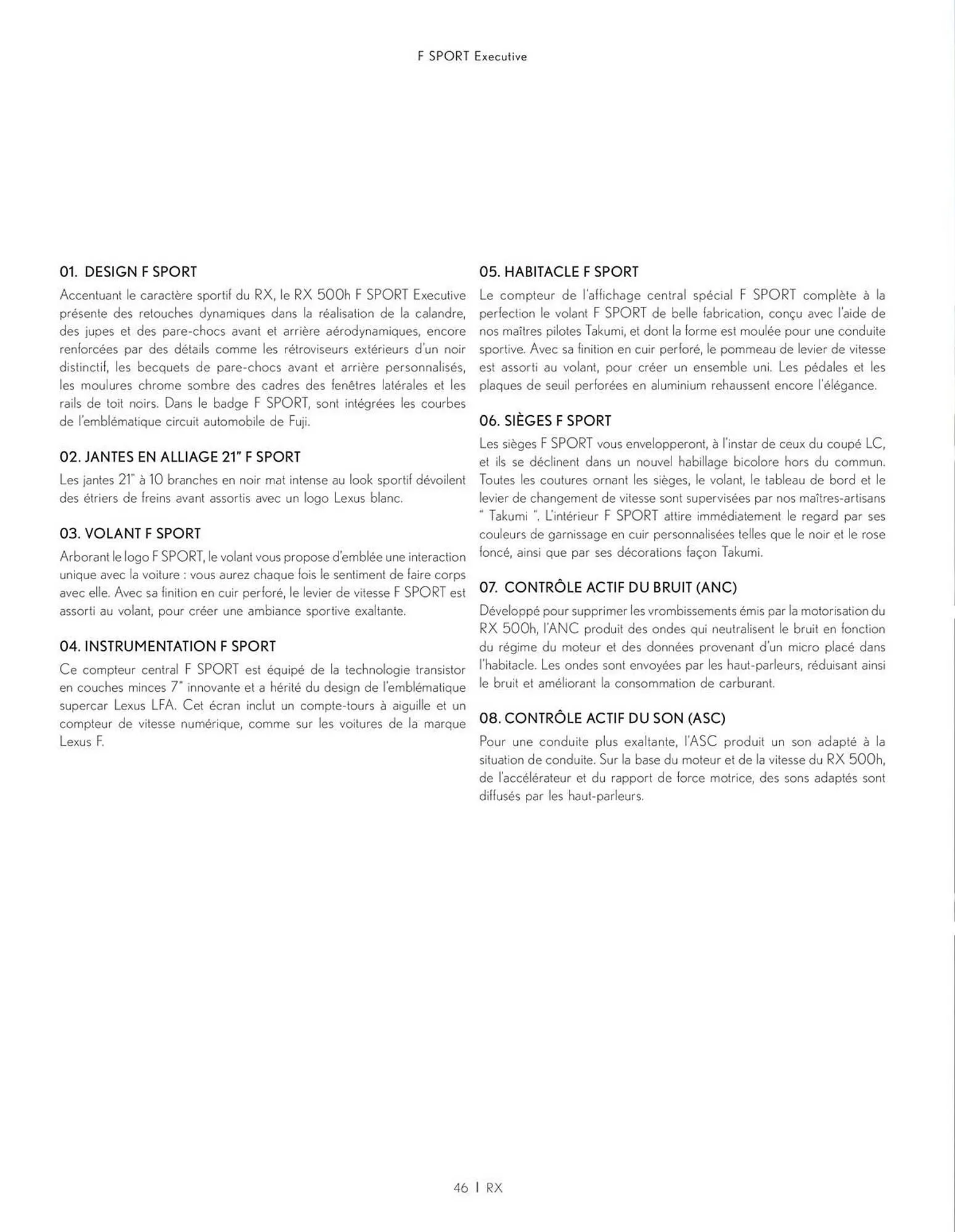 Catalogue Lexus du 21 décembre au 31 mars 2024 - Catalogue page 46