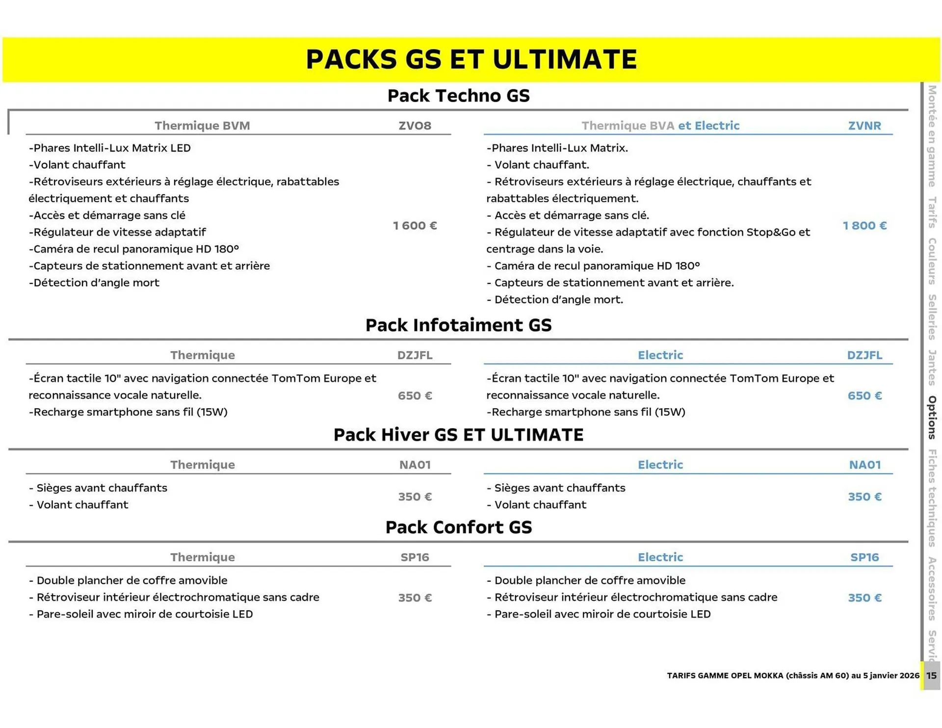 Catalogue Opel du 6 janvier au 6 janvier 2027 - Catalogue page 16