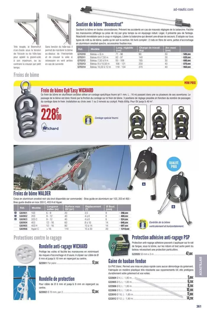 Catalogue Accastillage Diffusion 2025 du 1 janvier au 31 décembre 2025 - Catalogue page 363