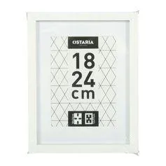 Cadre photo RITA blanc 18x24cm