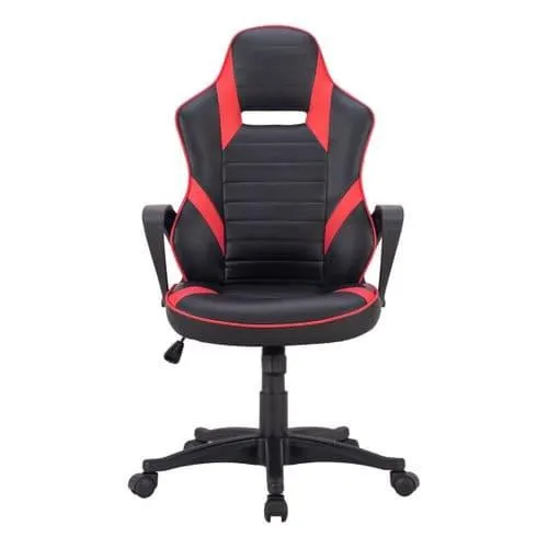 Fauteuil de bureau gamer LOOT noir et rouge