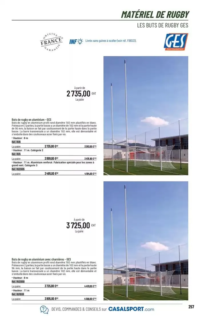 ÉQUIPEMENT SPORTIF du 6 mars au 31 décembre 2025 - Catalogue page 229