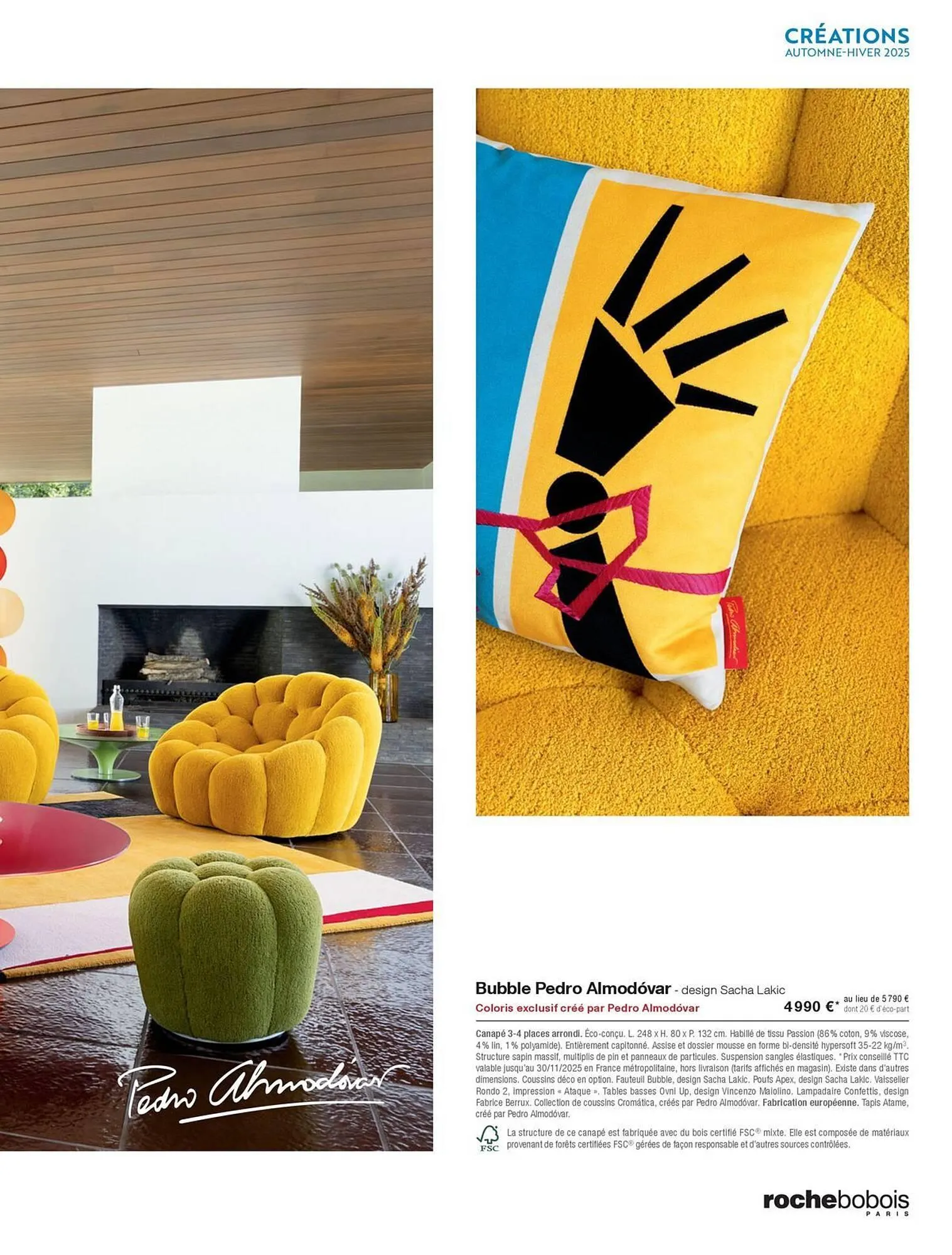 Catalogue Roche Bobois du 9 septembre au 31 décembre 2025 - Catalogue page 5