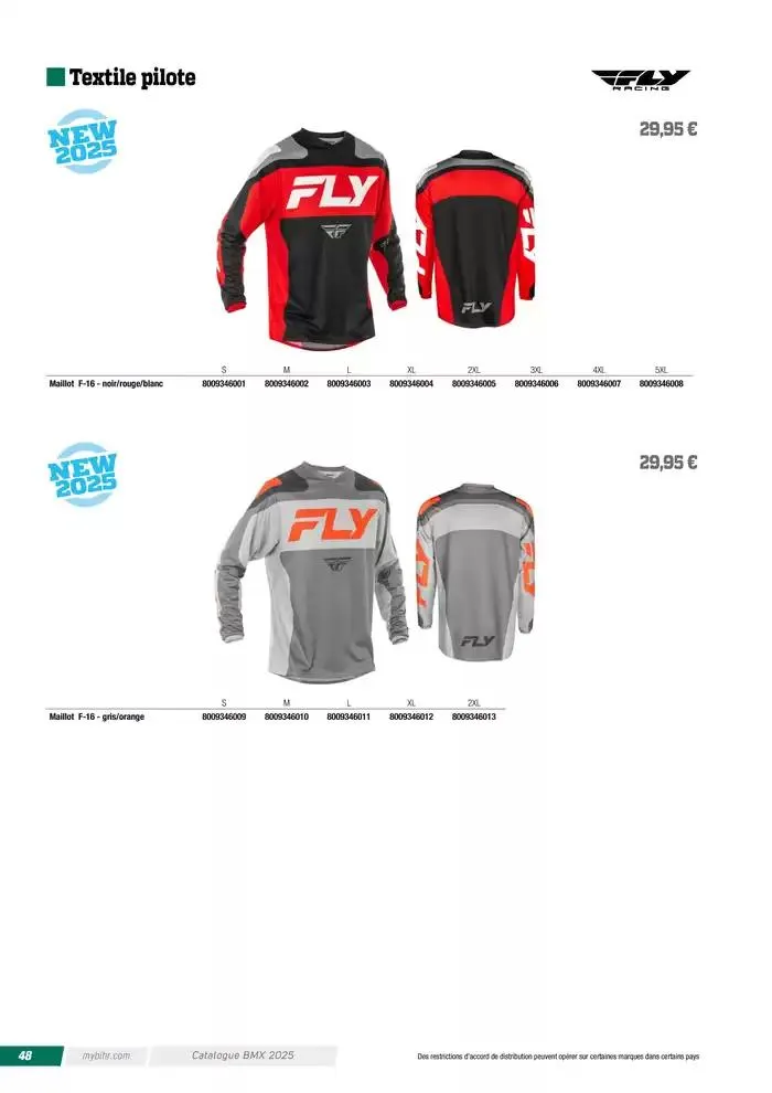 FLY RACING BMX 2025 du 12 avril au 31 décembre 2025 - Catalogue page 48