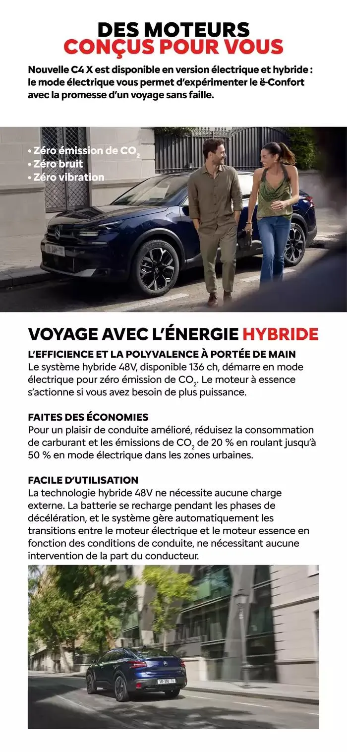 Citroën Nouvelle ë-C4 X Electrique C-BOOK du 15 janvier au 15 janvier 2026 - Catalogue page 8