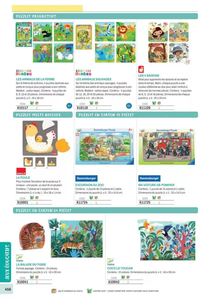 Nos Catalogues Thématiques du 1 janvier au 31 décembre 2025 - Catalogue page 458