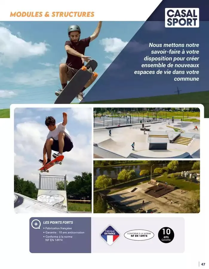 Equipement d'extérieur du 8 janvier au 31 mars 2025 - Catalogue page 47