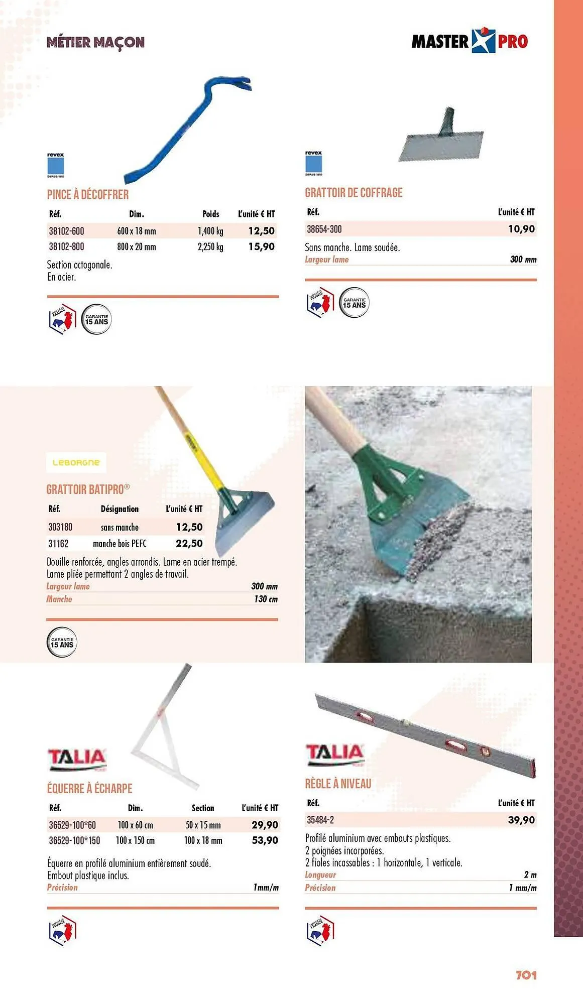 Catalogue Master Pro du 3 janvier au 31 décembre 2025 - Catalogue page 703