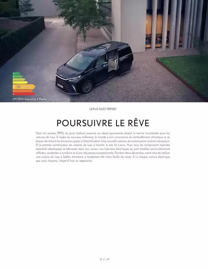 Lexus LM du 27 mars au 27 mars 2026 - Catalogue page 14
