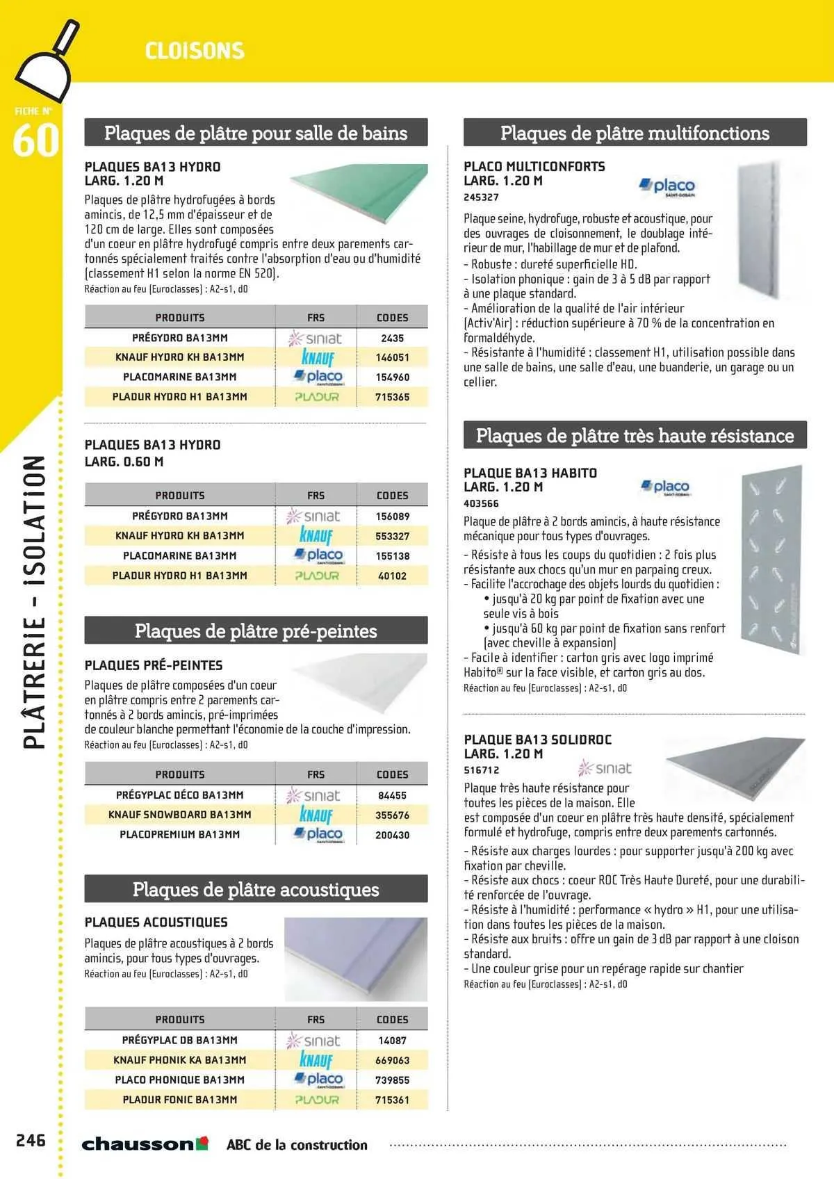 Catalogue Chausson Matériaux du 2 mai au 31 décembre 2025 - Catalogue page 206