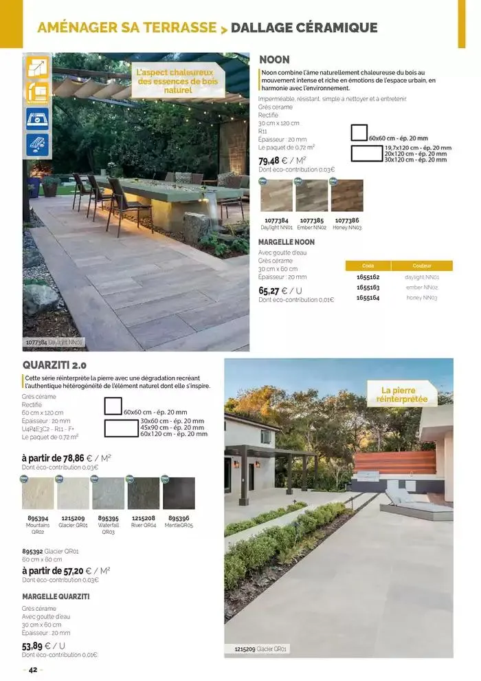 Aménagements Extérieurs 2025 du 30 avril au 31 décembre 2025 - Catalogue page 42