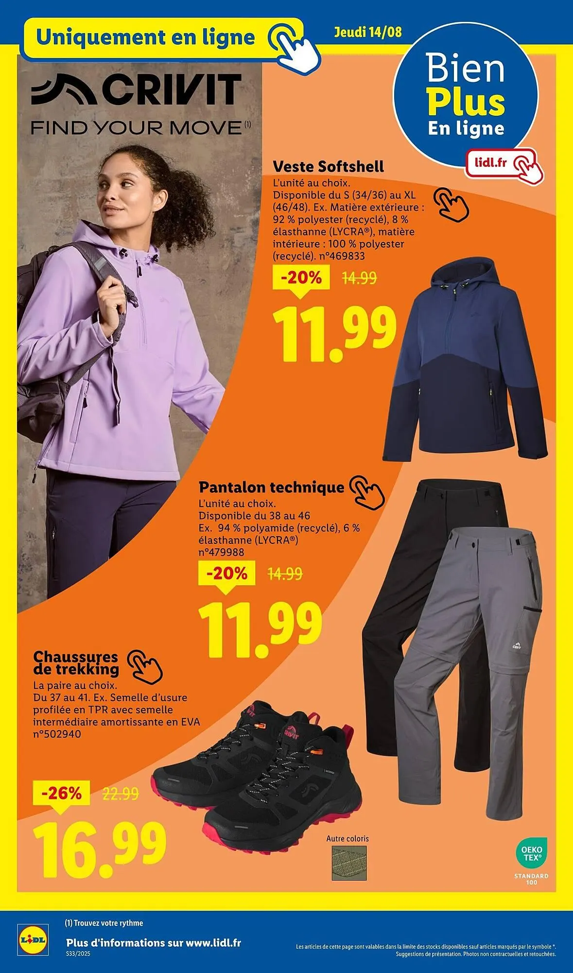 Catalogue Lidl du 11 août au 14 août 2025 - Catalogue page 44