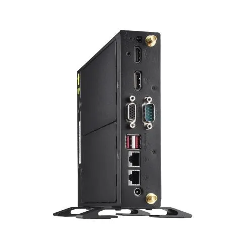 Shuttle XPC slim Barebone DS20U3V2, i3-10110U, 2x LAN (1xGbit, 1x 2.5Gbit), 1xCOM, 1xHDMI, 1xDP, fanless, fonctionnement permanent 24/7