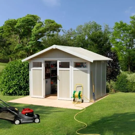 Abri de jardin résine Grosfillex 7,53 M2 Ep. 26 mm Utility