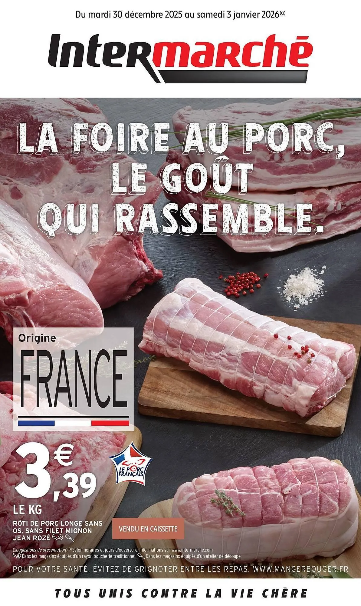 Catalogue Intermarché du 30 décembre au 3 janvier 2026 - Catalogue page 1