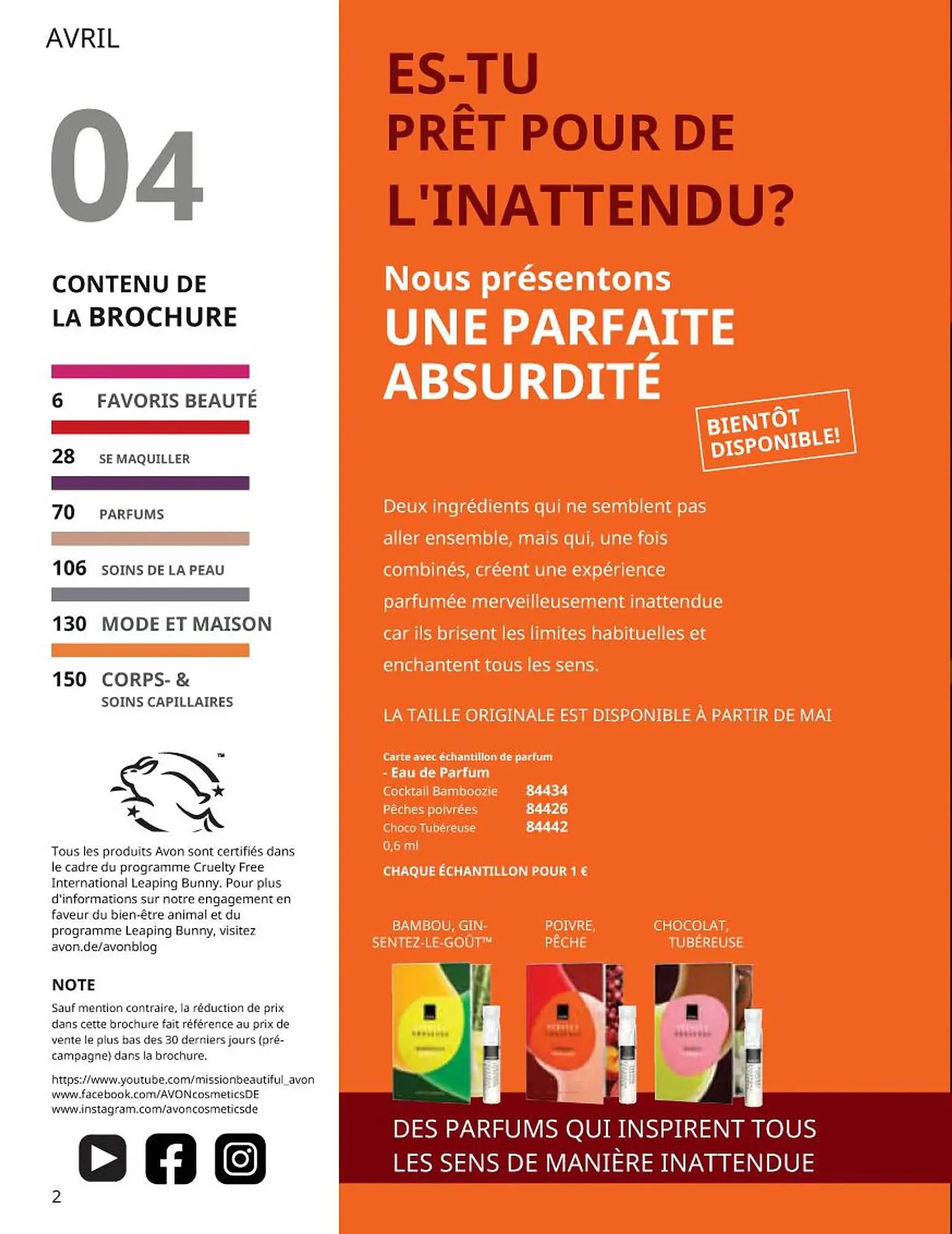 Catalogue AVON du 1 avril au 30 avril 2025 - Catalogue page 2