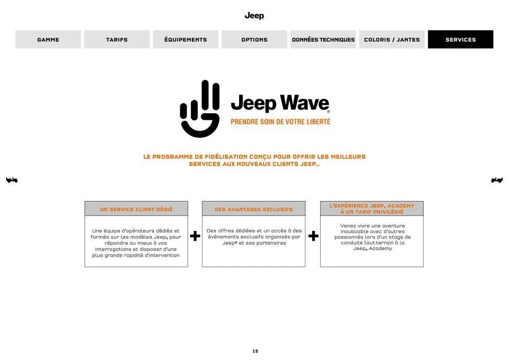 JEEP WRANGLER MY25 du 9 septembre au 31 août 2025 - Catalogue page 15