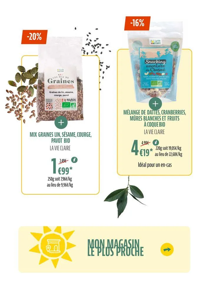 Tutes Nos Promos Bio Pour Un Ete Savoureux du 28 juin au 7 juillet 2024 - Catalogue page 19
