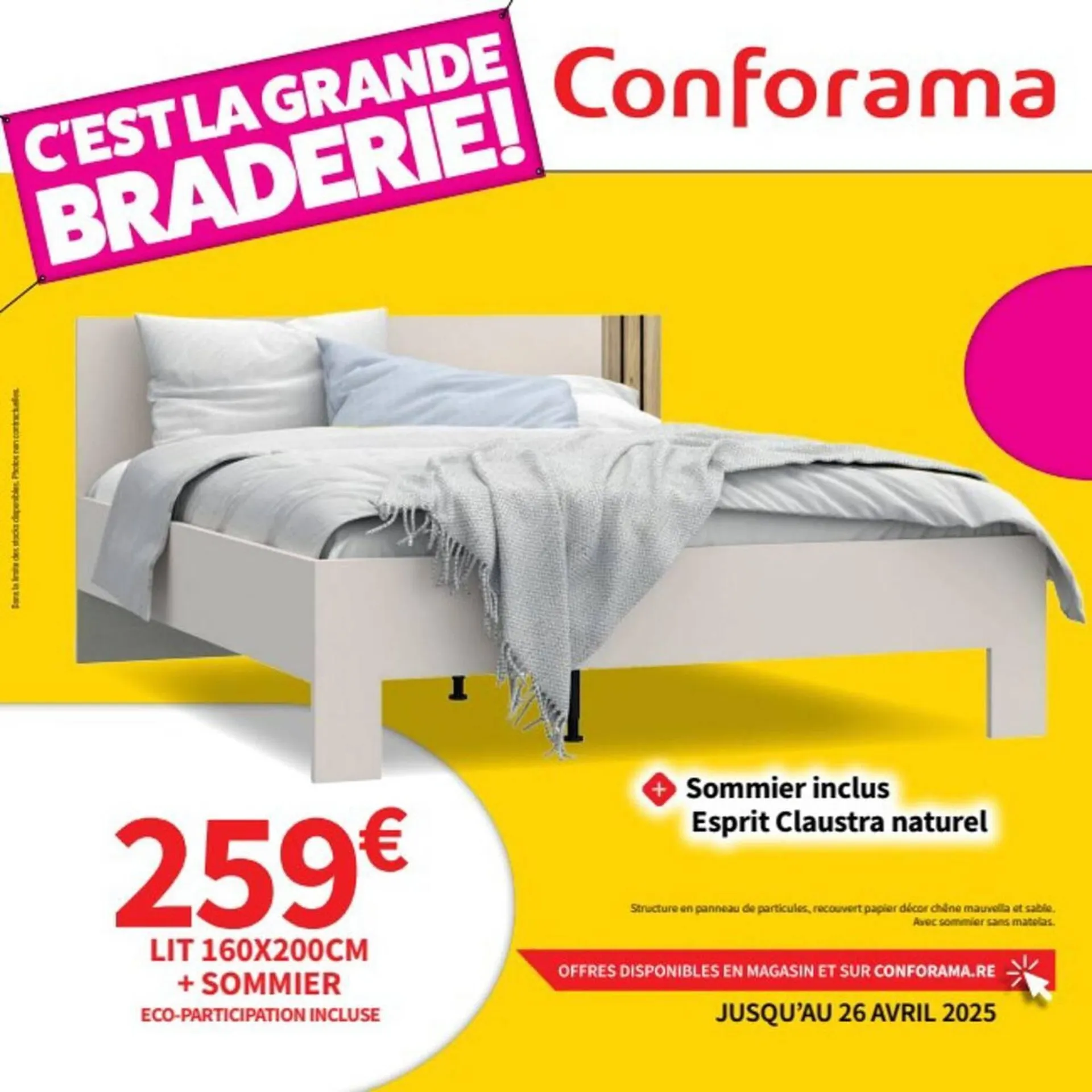 Catalogue Conforama du 18 avril au 26 avril 2025 - Catalogue page 8