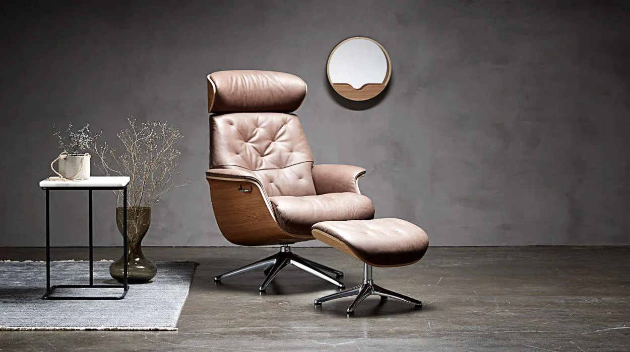 VOLDEN Fauteuil relaxation 100 % cuir