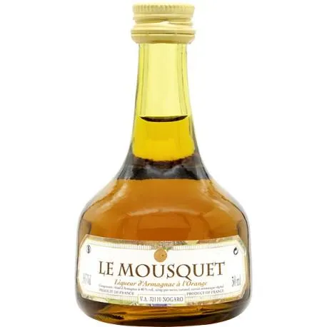 Le Mousquet liqueur d'Armagnac à l'orange (mignonette)