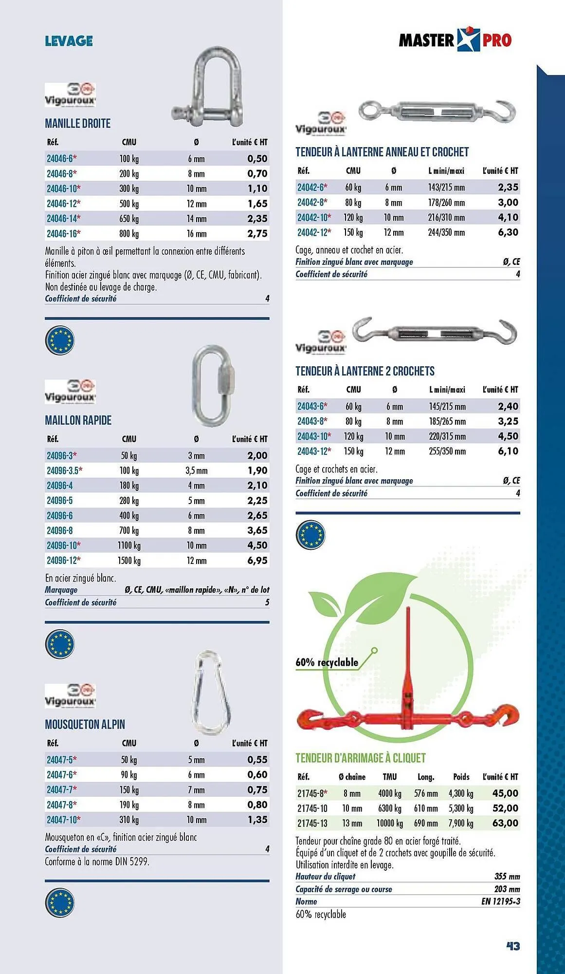 Catalogue Master Pro du 3 janvier au 31 décembre 2025 - Catalogue page 45