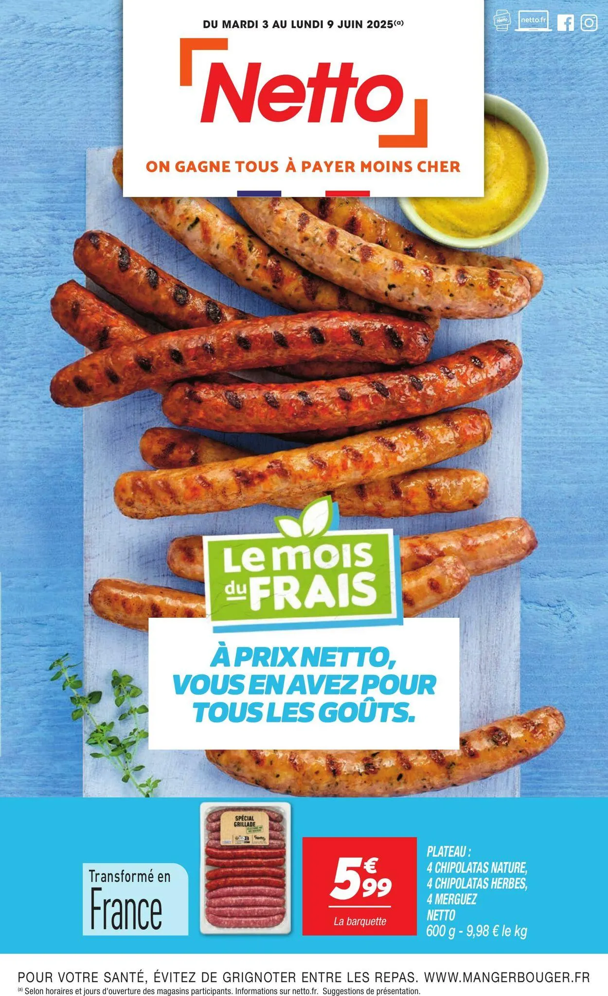 Netto Catalogue actuel du 3 juin au 9 juin 2025 - Catalogue page 1