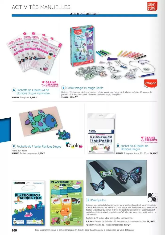 Écoles et loisirs 2025 du 1 janvier au 31 décembre 2025 - Catalogue page 200