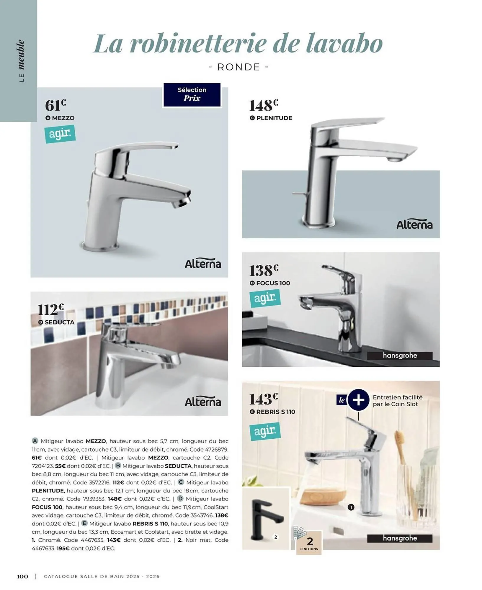 Catalogue Cedeo du 3 juin au 31 décembre 2025 - Catalogue page 100