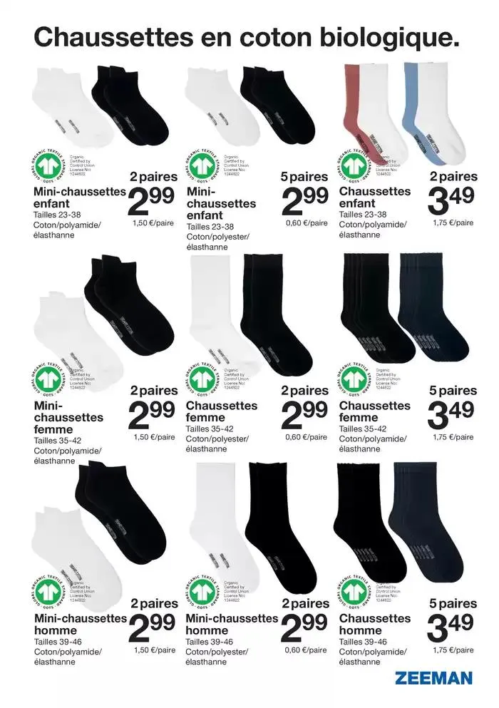 Nos basiques intemporels vont bien avec tout. du 3 mars au 14 mars 2025 - Catalogue page 29