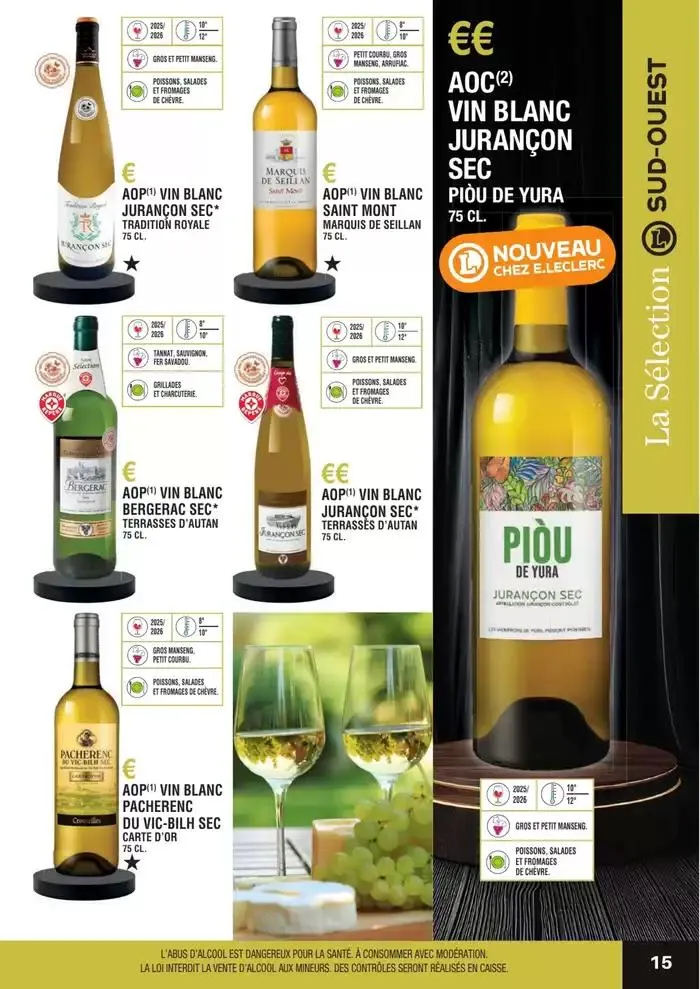 GUIDE DES VINS 2025 2026 du 27 février au 31 janvier 2027 - Catalogue page 15