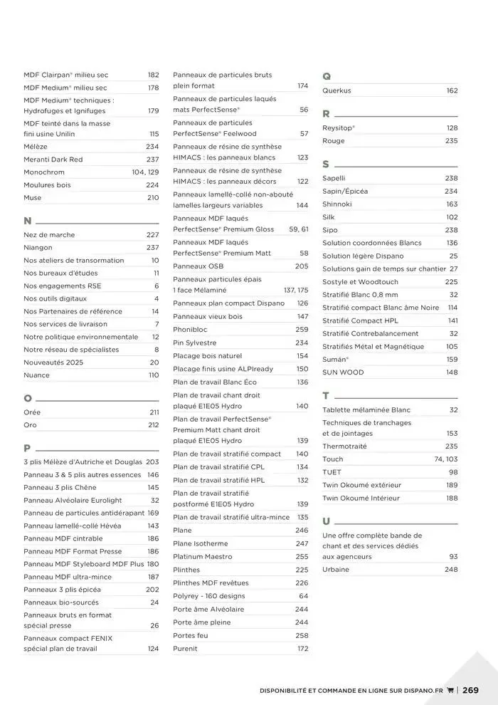 Catalogue 2025 Agenceurs du 25 avril au 31 décembre 2025 - Catalogue page 269