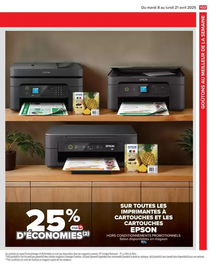 JOYEUSES PÂQUES & MEILLEURS PRIX du 8 avril au 21 avril 2025 - Catalogue page 105