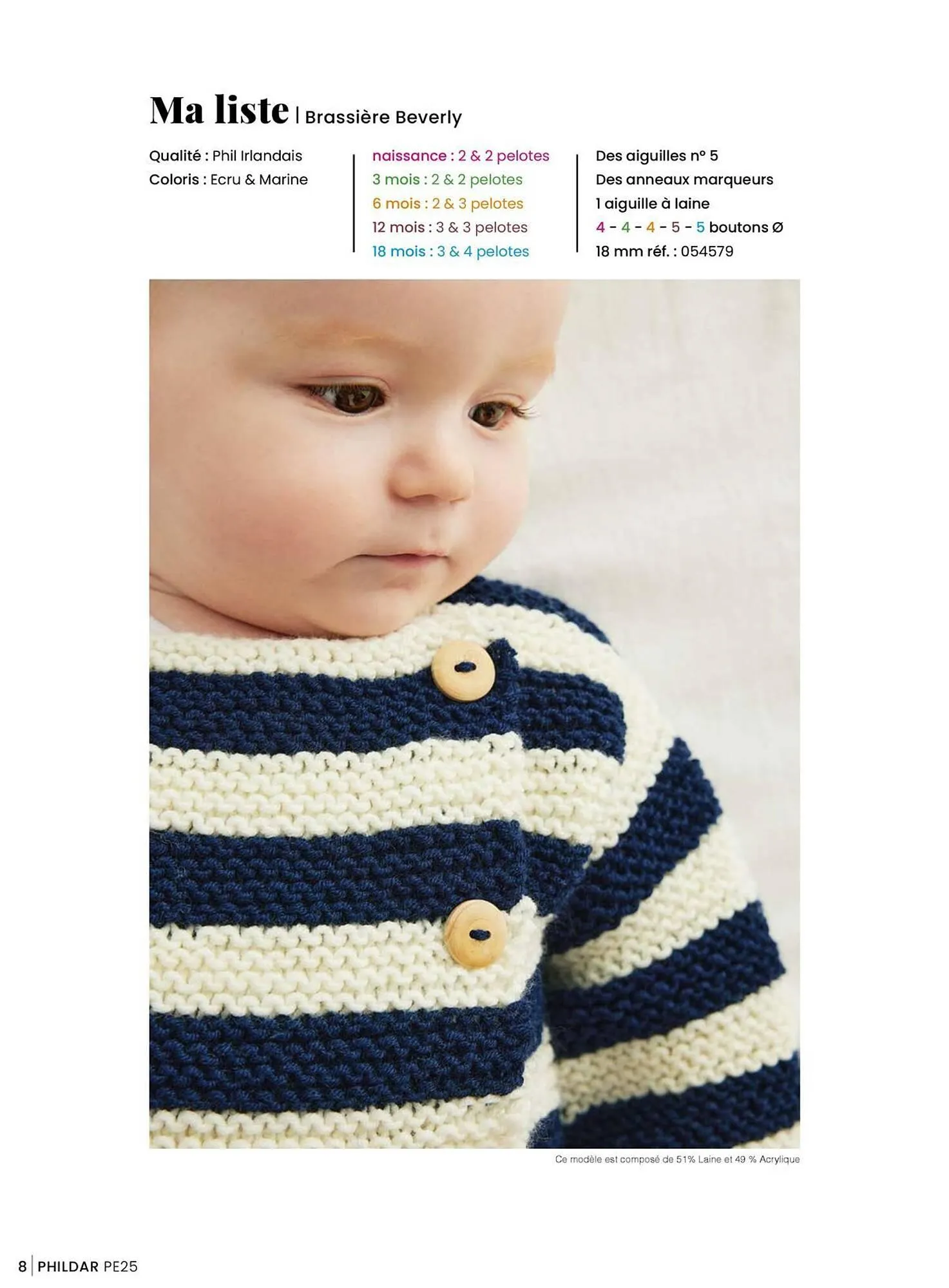 Catalogue Phildar du 15 janvier au 31 août 2025 - Catalogue page 8