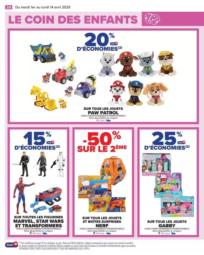 LE COIN DES ENFANTS du 1 avril au 14 avril 2025 - Catalogue page 26