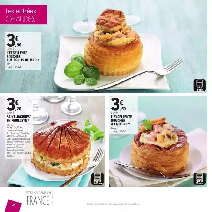 CARTE TRAITEUR PERMANENTE - MIXTE du 27 mars au 24 novembre 2025 - Catalogue page 28