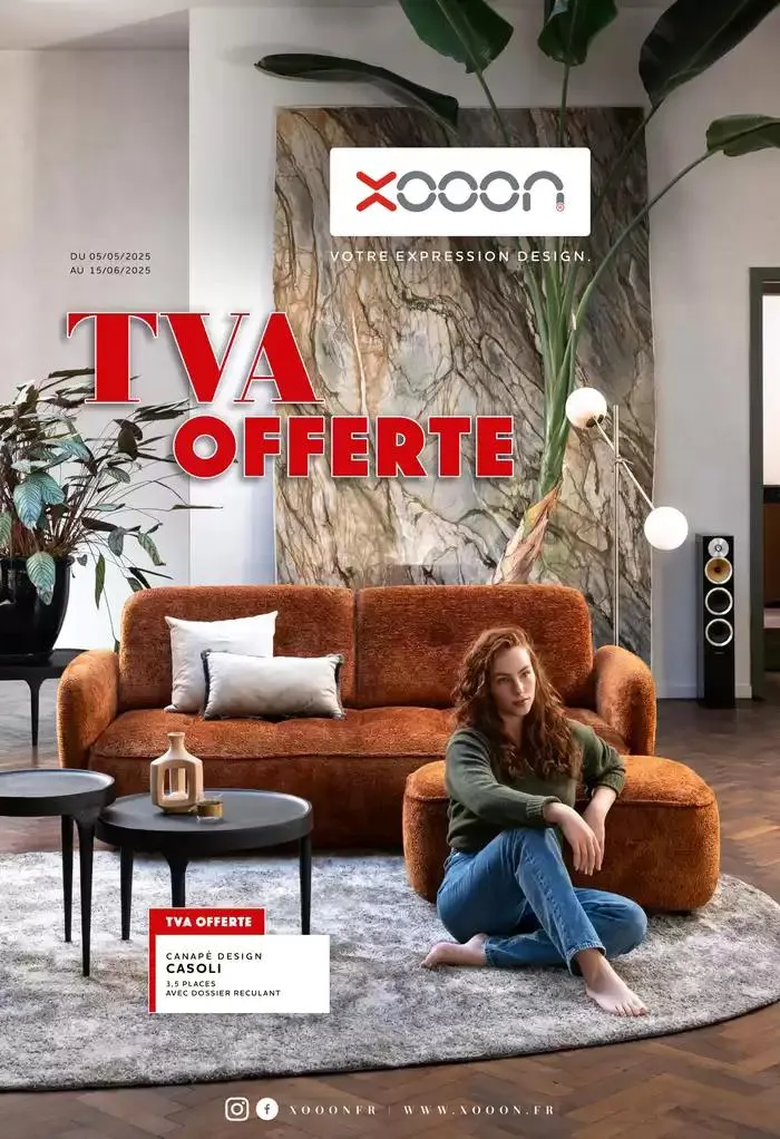 TVA OFFERTE du 5 mai au 15 juin 2025 - Catalogue page 1