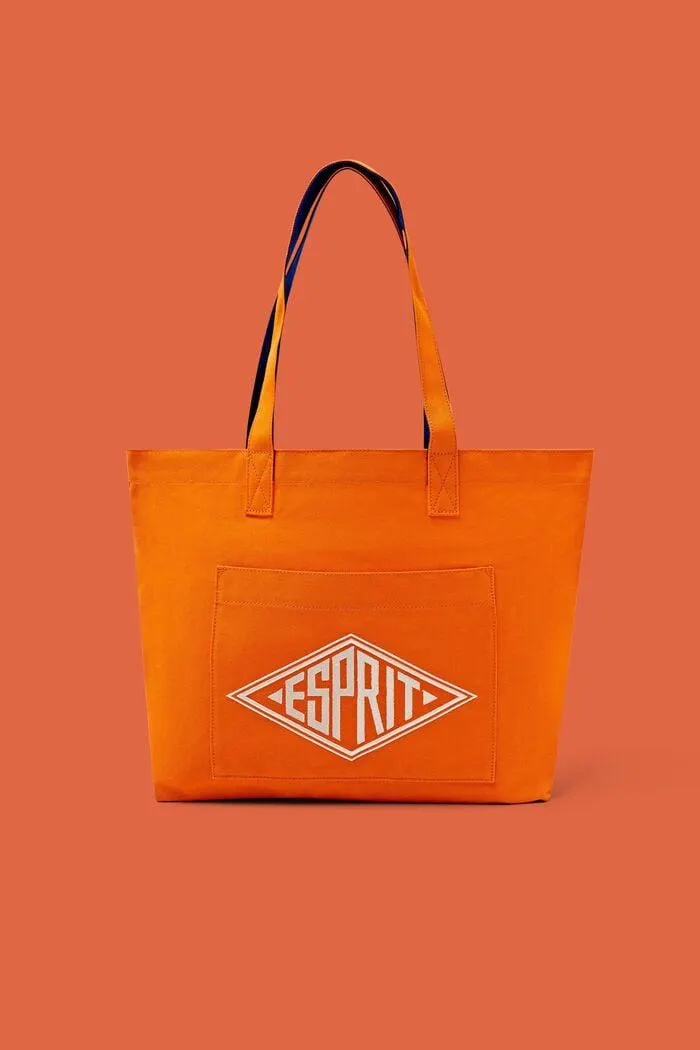 Sac fourre-tout en toile à logo