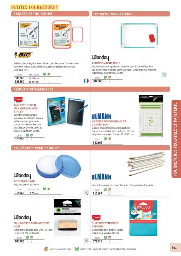 Nos Catalogues Thématiques du 1 janvier au 31 décembre 2025 - Catalogue page 243