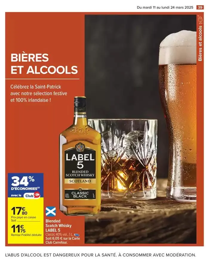 LES JOURS MEILLEURS AVEC LES PRODUITS CARREFOUR du 11 mars au 24 mars 2025 - Catalogue page 41