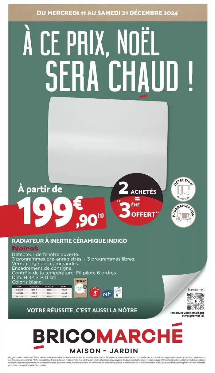 Bricomarché A ce prix, Noël sera chaud ! - 1