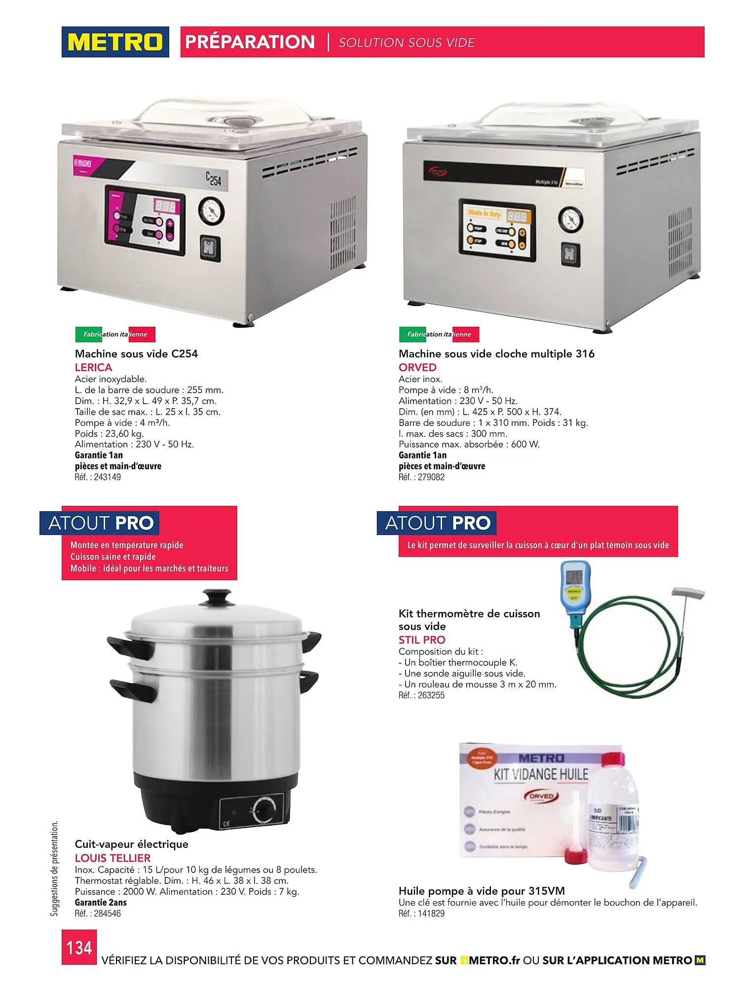 Catalogue METRO du 1 janvier au 31 décembre 2026 - Catalogue page 134