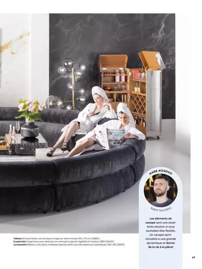 LE MAGAZINE POUR LES ENTHOUSIASTES DU DESIGN du 6 février au 31 décembre 2025 - Catalogue page 47